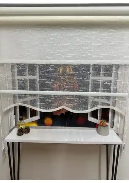 İREMKARAHOME Çift Mekanizmalı Tül ve Stor Perde Modeli 8: Estetik ve Fonksiyonellik Bir Arada