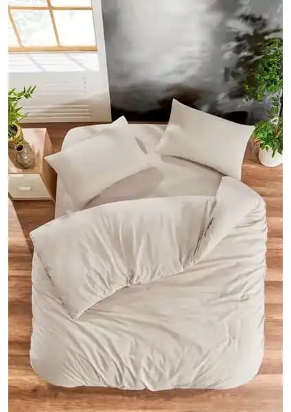 İsmail Gürel Tek Kişilik Pamuklu Nevresim Takımı Düz Renk Yatak Odası Şıklığı ve Konforu