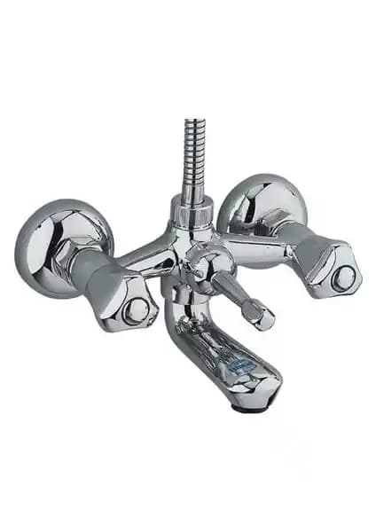 İtimat Alfa 204 Banyo Bataryası: Dayanıklı ve Şık Modern Banyo Armatürü