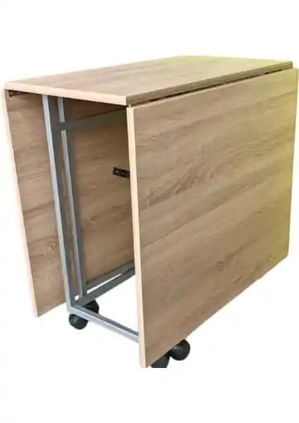 Kadir Leylek Tasarımı Katlanabilir MDF Mutfak ve Çok Amaçlı Masa 170 cm Uzunlukta