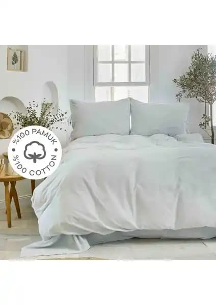 Karaca Home 4 Element Açık Mavi %100 Pamuk Çift Kişilik Nevresim Takımı ve Özellikleri