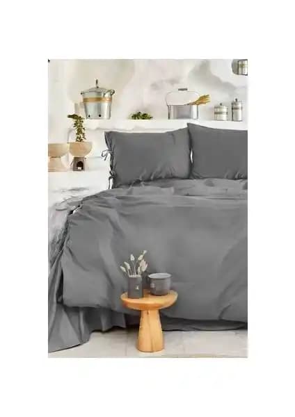 Karaca Home 4 Element Antrasit %100 Pamuk Çift Kişilik Nevresim Takımı ve Özellikleri