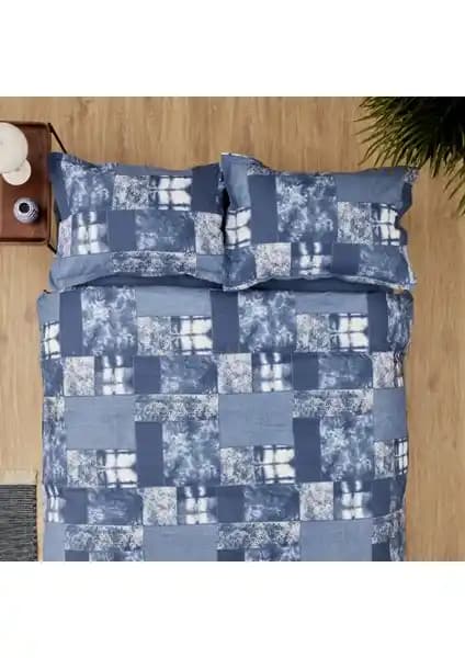 Karaca Home Denim Patch Tek Kişilik Nevresim Takımı Modern Tasarım ve Konfor Sunar