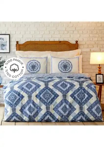 Karaca Home Levni %100 Pamuk Çift Kişilik Nevresim Takımı: Şıklık ve Konforun Buluşması