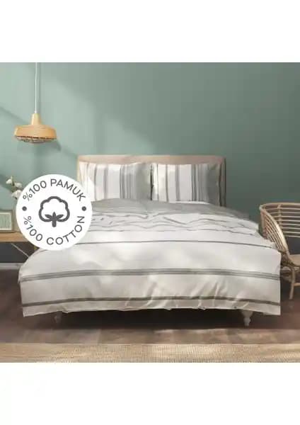 Karaca Home Vetro Haki Çift Kişilik Nevresim Takımı: Estetik ve Konforun Buluşması