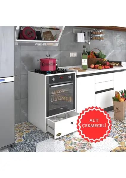 Kenz Life Ankastre Modülü Kabini: Modern ve Dayanıklı Mutfak Çözümü 85 cm yüksekliğinde