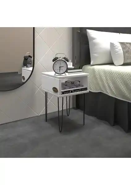 KenzLife Komodin Orta Zigon Sehpa Modern Tasarım ve Fonksiyonellik Özellikleri