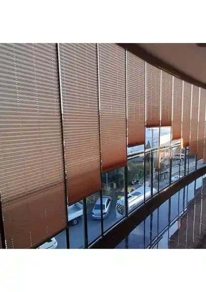 Kidmex Antrasit Plise Katlanır Cam Balkon Perdesi: Estetik ve Dayanıklı Çözüm