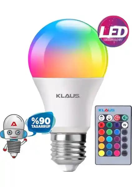 Klaus Renk Değiştiren Uzaktan Kumandalı LED Lamba: Modern İç Mekan Aydınlatması İçin Uygun Çözüm