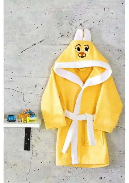 Komfort Home Çocuk Kapşonlu Bornozları Yüksek Emicilik ve Sevimli Tasarım ile Güvenli Kullanım