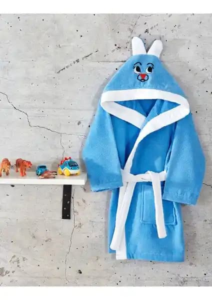 Komfort Home Kapşonlu Çocuk Bornozu Yüksek Konfor ve Sevimli Tasarım İle Güvenli Kullanım