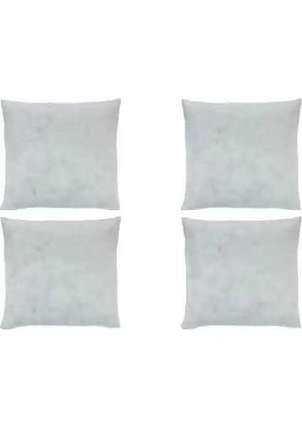 Konfor ve Şıklık Sağlayan 4'lü Boncuk Silikonlu İç Yastık Seti