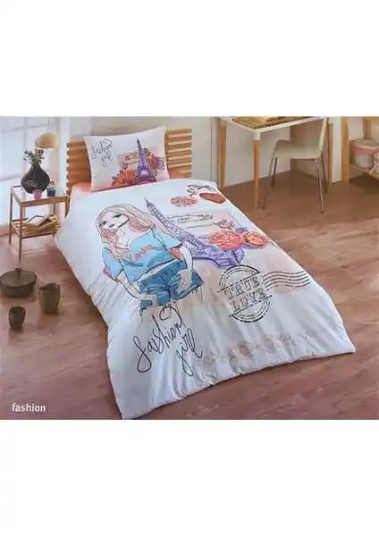 Kristal Fashion Tek Kişilik Genç Nevresim Takımı Modern ve Konforlu Uyku Deneyimi