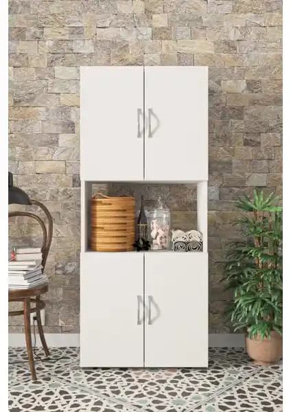 KZY Orta Bölmeli Çok Amaçlı Dolap: Modern ve Dayanıklı Tasarım ile Alanınızı Optimize Edin