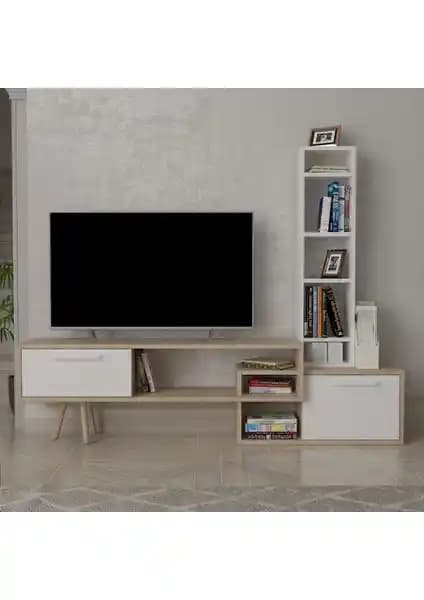 Lagomood Manzara TV Ünitesi: Modern ve Şık Tasarımıyla Ev Dekorasyonunu Tamamlar