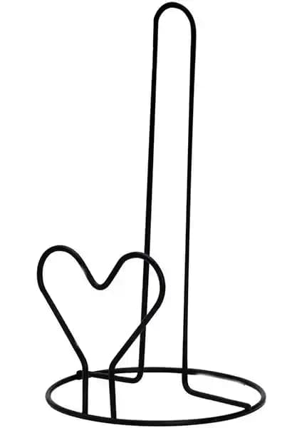 Lalezar LZR-615 Siyah Kalpli Metal Kağıt Havlu Tutucu Modern ve Dayanıklı Tasarım