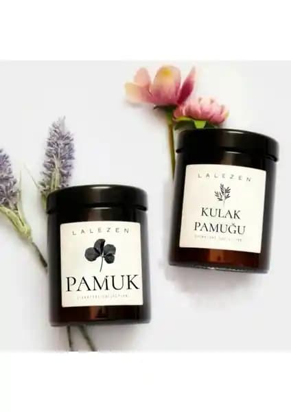 Lalezen Kulak Pamuğu ve Kavanozu Seti Estetik ve Fonksiyonel Tasarım Özellikleri