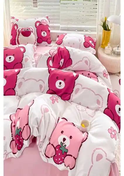 Laliva Çarşafı Lastikli Doğal Pamuk Çocuk Nevresim Takımı Güvenli ve Konforlu Uyku İçin