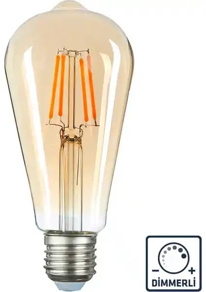 Lambam E27 LED Filamanlı Rustik Ampul: Modern Tasarım ve Ekonomik Aydınlatma Çözümü