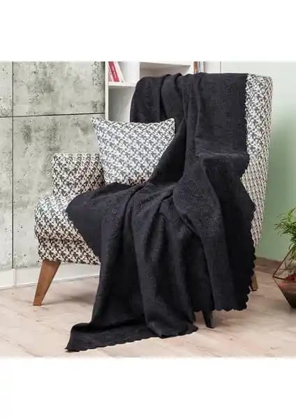 Latuda Şönil Jakarlı Desen Kaymaz Çekyat ve Koltuk Örtüsü 175x215 cm