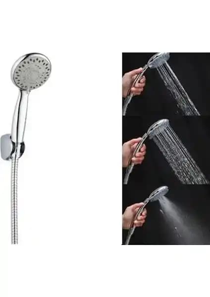 Leaf Shop 3 Fonksiyonlu Terapili Duş Başlığı Seti Modern ve Dayanıklı Tasarım