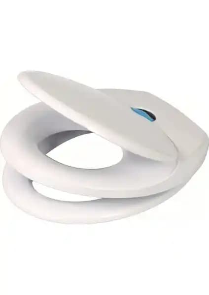 Lider 058 Çocuk Adaptörlü Klozet Kapağı Beyaz Plastik Güvenli ve Kullanışlı Tuvalet Çözümü