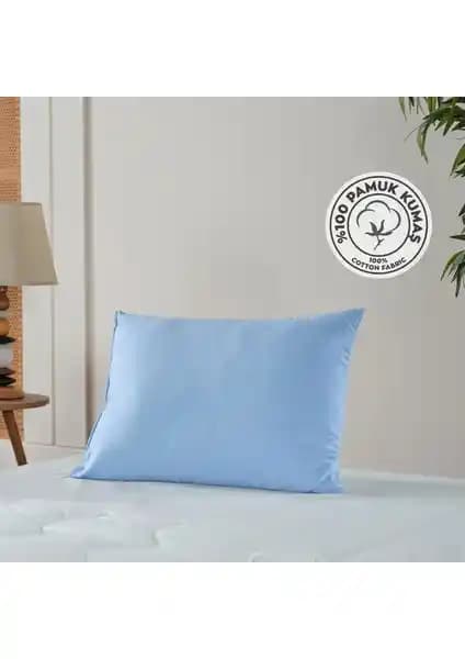 Lolavien Otel Yastığı Mavi - Doğal Pamuk Yüzey ve Ergonomik Tasarım ile Konfor Sağlar