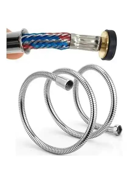 Lora Mix Çelik Örgülü Duş Hortumu: Dayanıklı ve Estetik Modern Banyo Aksesuarı