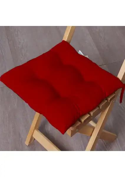 Lorien Özel Dikim Bağcıklı Pofuduk Sandalye Minderi Şık ve Konforlu Oturma Deneyimi İçin