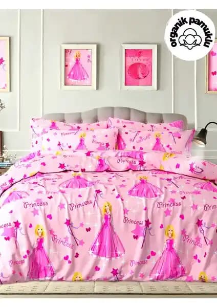 Lotusline Prenses Desen Ranforce Tek Kişilik Nevresim Takımı: Modern ve Şık Yatak Odası Dekorasyonu İçin Ideal Çözüm