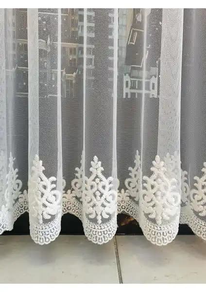 Lüks House Grek Etek Tül Perde Modern Tasarım ve Dayanıklılık Sağlayan Seçenek