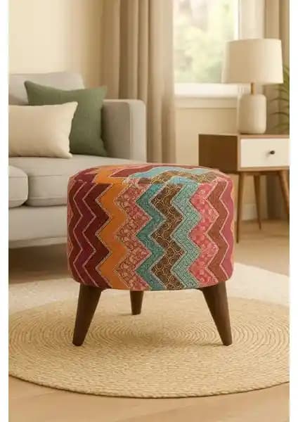 Lunova Home Modern ve Şık Dekoratif Puf ile Ev Dekorasyonunuza Zarif Dokunuşlar