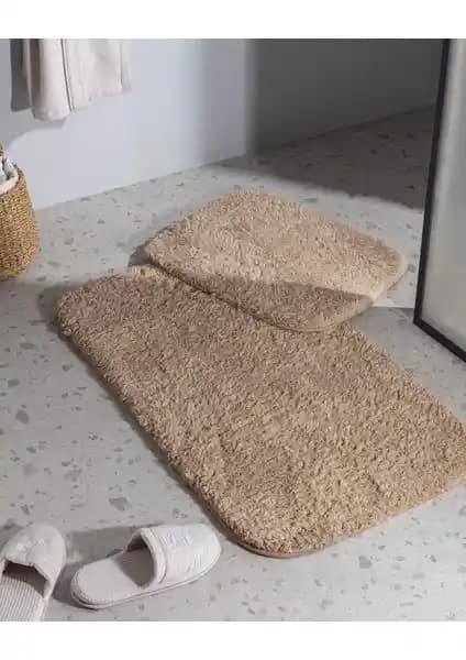 Madame Coco Sheep 2'li Banyo Paspası: Şık ve Konforlu Banyo Dekorasyonu İçin Ideali