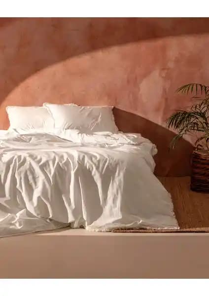 Madame Coco Sona Tek Kişilik Püsküllü Nevresim Takımı Yatak Odası Dekorasyonuna Şıklık Katıyor