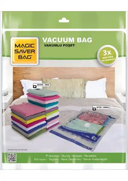 Magic Saver Bag 14'lü Vakumlu Poşet Seti ile Ev ve Ofis İçin Pratik Saklama Çözümleri