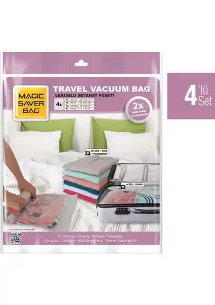Magic Saver Bag Vakumlu Saklama Poşetleri ile Alan Tasarrufu ve Dayanıklılık Sağlayın