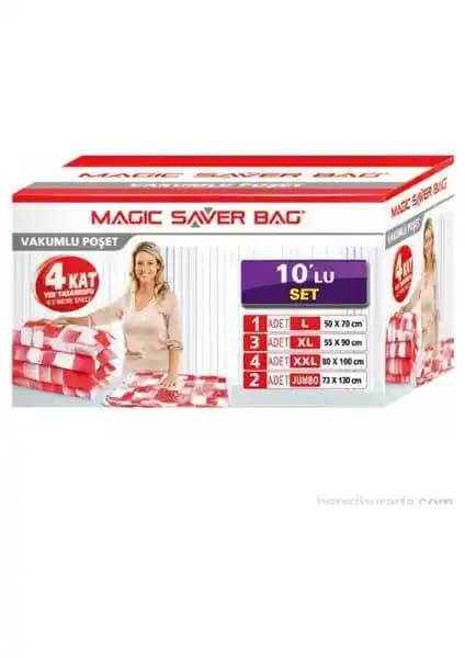 Magic Saver Vakumlu Hurç Seti ile Eşyalarınızı Güvenle ve Pratik Şekilde Saklayın