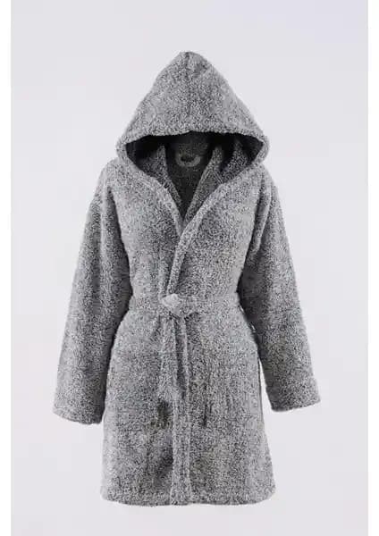 MaisonArt Unisex Wellsoft Peluş Sabahlık Konfor ve Şıklık Sunan Çok Yönlü Tasarım