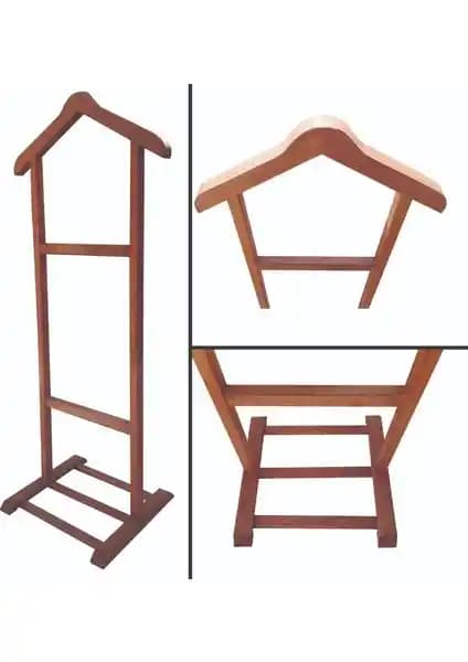 Mavienerji Ahşap Dilsiz Uşak Elbise Askısı: Şık ve Fonksiyonel Tasarım Özellikleri