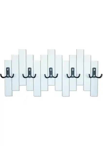 Mavienerji Beyaz Ahşap Duvar ve Kapı Askısı: Estetik ve Fonksiyonellik Sunan Dekorasyon Ürünü