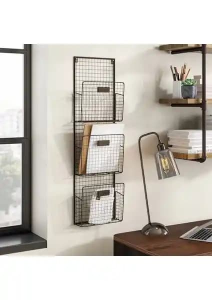 Metal Duvar Rafı Dergilik ve Kitaplık: Modern ve Dayanıklı Tasarım Çözümü