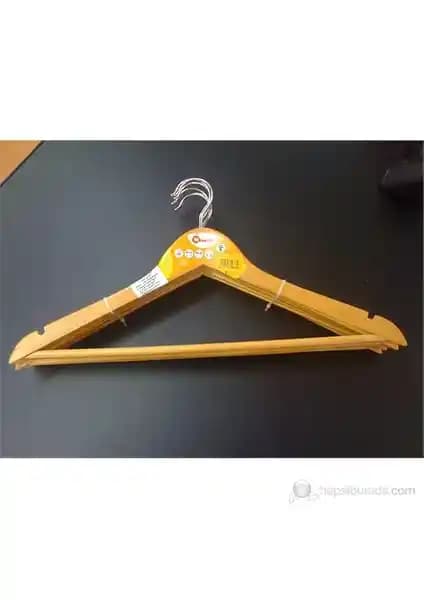 Metaltex Ahşap Askı 6'lı Set: Şık ve Dayanıklı Depolama Çözümü