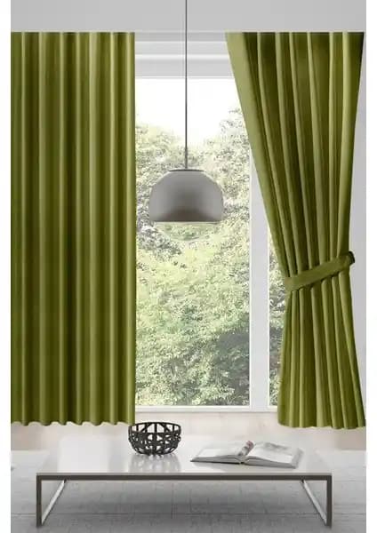 Meva Home Kadife Fon Kanat Perde: Şık ve Kullanışlı Modern Ev Dekorasyonu Çözümü