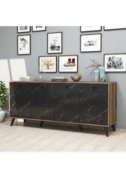 Mezza Elite Modern Konsol 1618: Estetik ve Fonksiyonellik Sunan Geniş Depolama Mobilyası