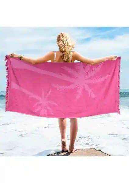 Miabella Home Plaj Havlusu: Şık ve Konforlu Pamuklu Plaj ve Havuz Havlusu