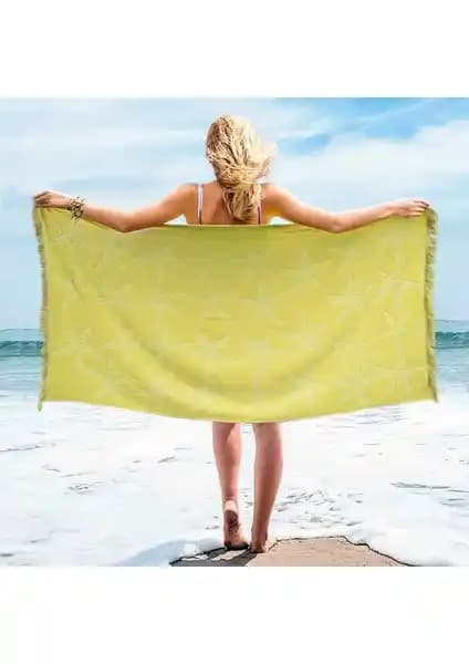 Miabella Home Plaj Havlusu: Yüksek Emicilik ve Şık Tasarım ile Konforlu Kullanım