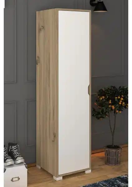 Midoser Mat Beyaz Keçe Kapaklı 5 Raflı Elbise Dolabı Modern Tasarım ve Dayanıklılık