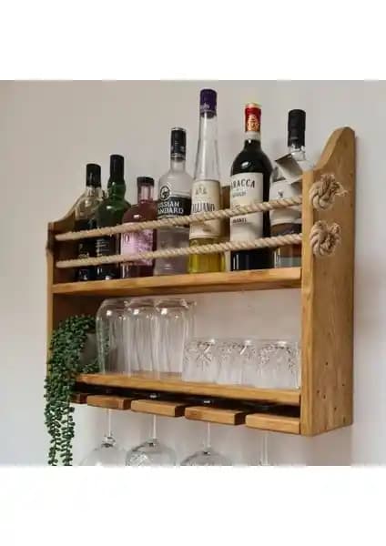 Mira Dekor Rustik Ahşap Şaraplık ve Bar Ünitesi Özellikleri ve Kullanım Rehberi
