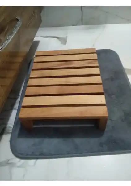 MMS Ahşap Çocuk Lavabo Önü ve Abdest Alma Basamağı: Güvenli ve Estetik Banyo Çözümü