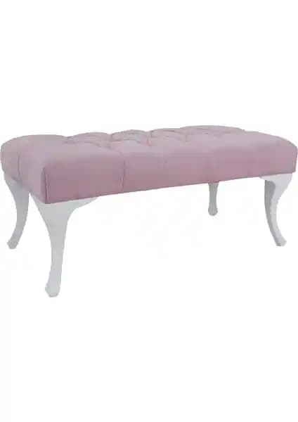 Mobil Deco Kapitoneli Puf Pembe Renkli Modern Tasarım ve Kullanışlı Özellikler